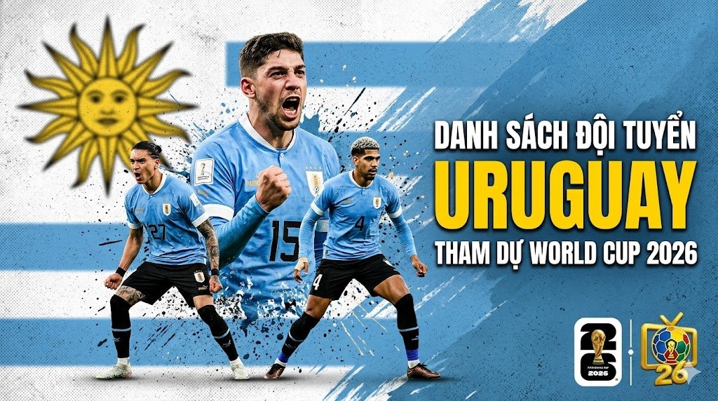 Đội Hình Uruguay World Cup 2026: Kỷ Nguyên Mới Thời Hậu Suarez