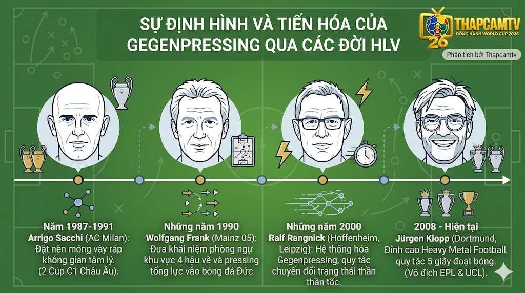 Gegenpressing Là Gì? Bản Chất Chiến Thuật Phản Áp Lực Trong Bóng Đá