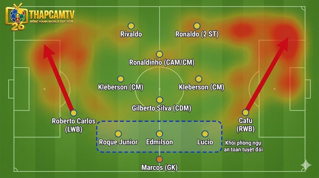 Sơ đồ 5-3-2: Phân Tích Chiến Thuật Bóng Đá Phòng Ngự Phản Công