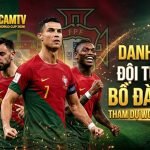 Ảnh đại diện bài viết về đội hình Bồ Đào Nha World Cup 2026 với Cristiano Ronaldo, Bruno Fernandes và Rafael Leão, Thapcamtv.