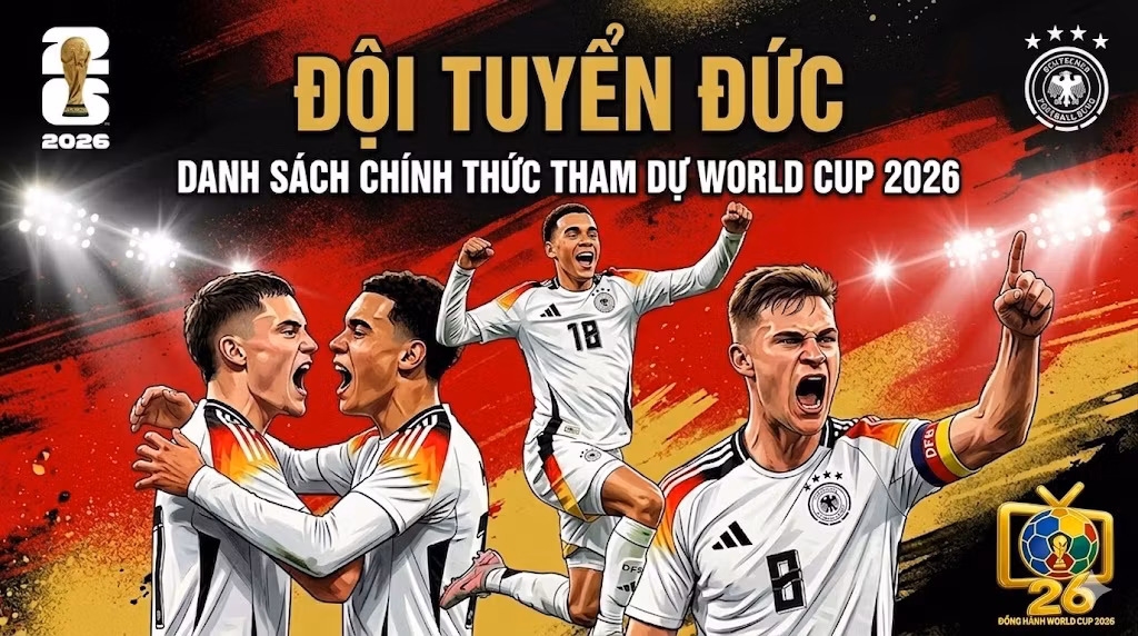 Đội Hình Đức World Cup 2026: Danh Sách Trụ Cột & Phân Tích Chiến Thuật