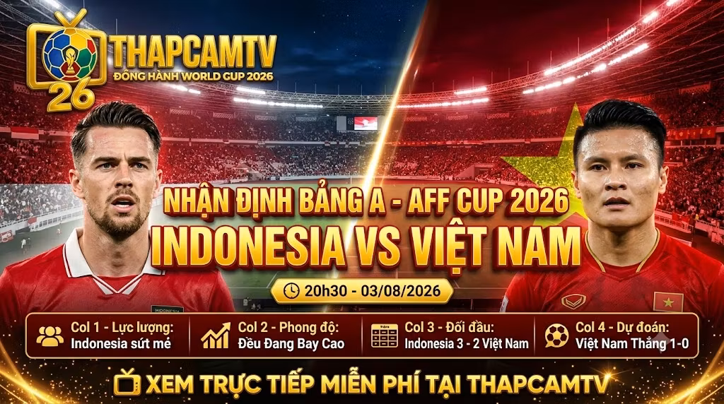 Nhận Định Indonesia vs Việt Nam (20h30, 03/08): Bước Ngoặt Quyết Định Tại Chảo Lửa Pakansari